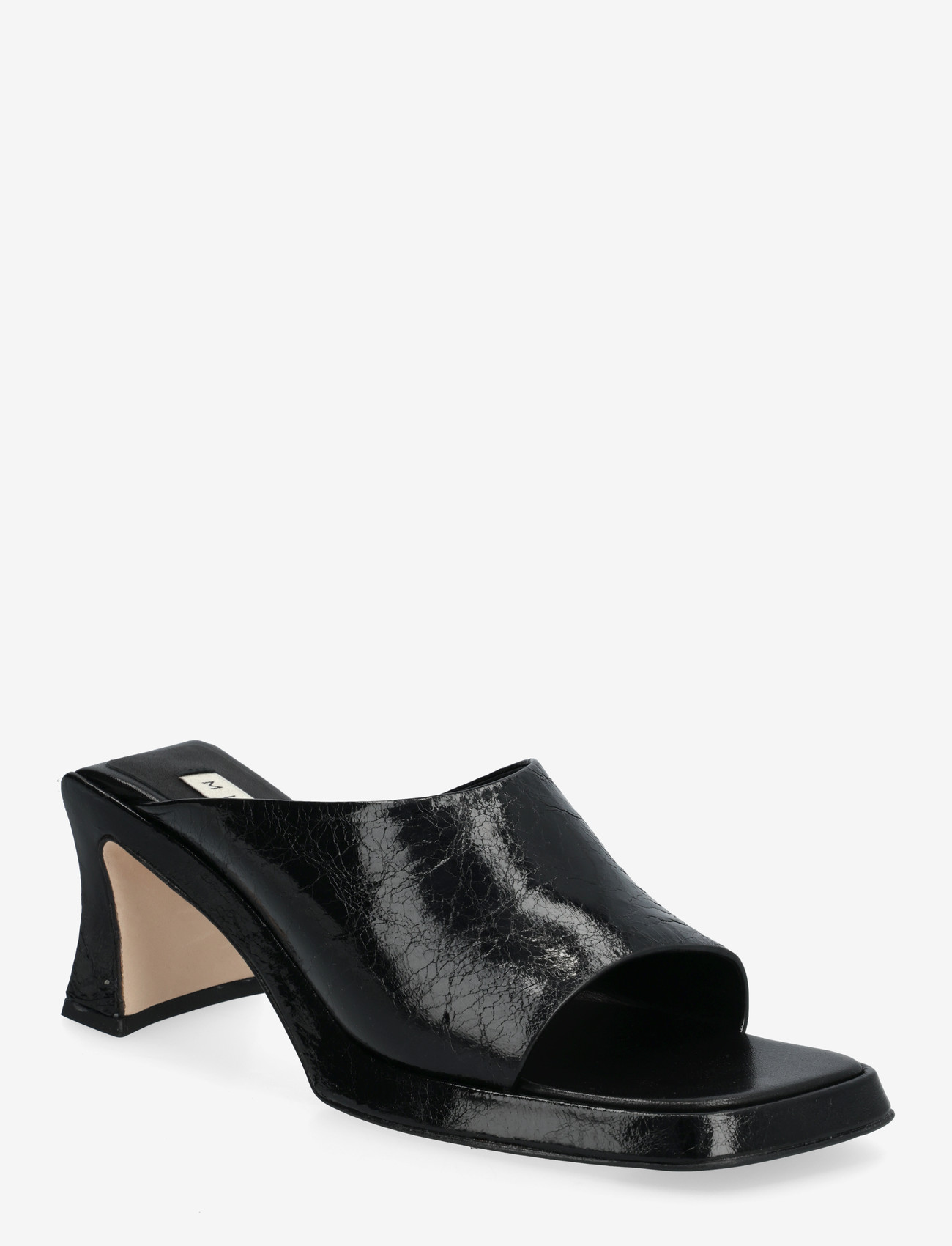 MIISTA - Sonali Black Asymmetric Sandals - kontsaga muula-stiilis jalanõud - black - 0