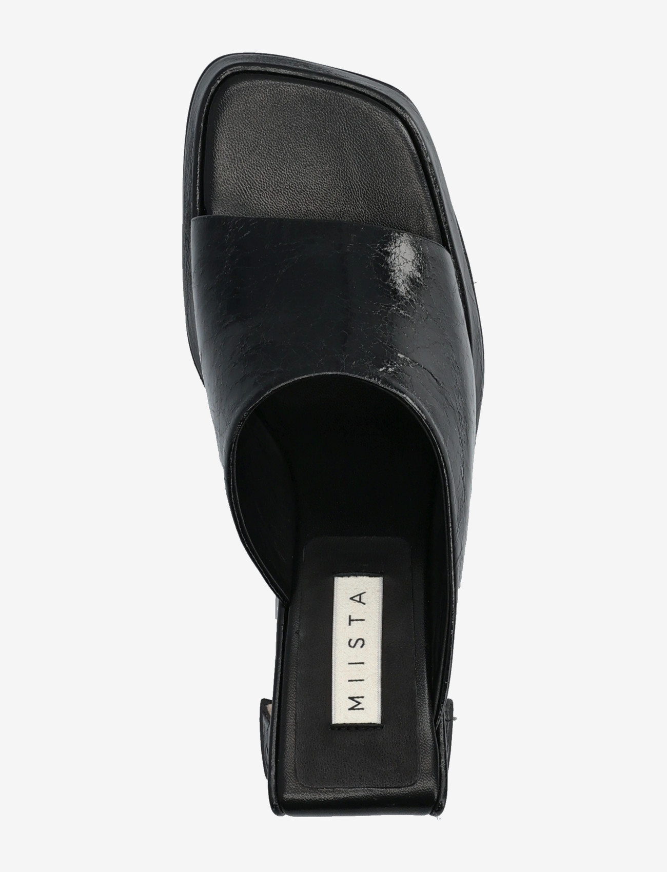 MIISTA - Sonali Black Asymmetric Sandals - kontsaga muula-stiilis jalanõud - black - 3