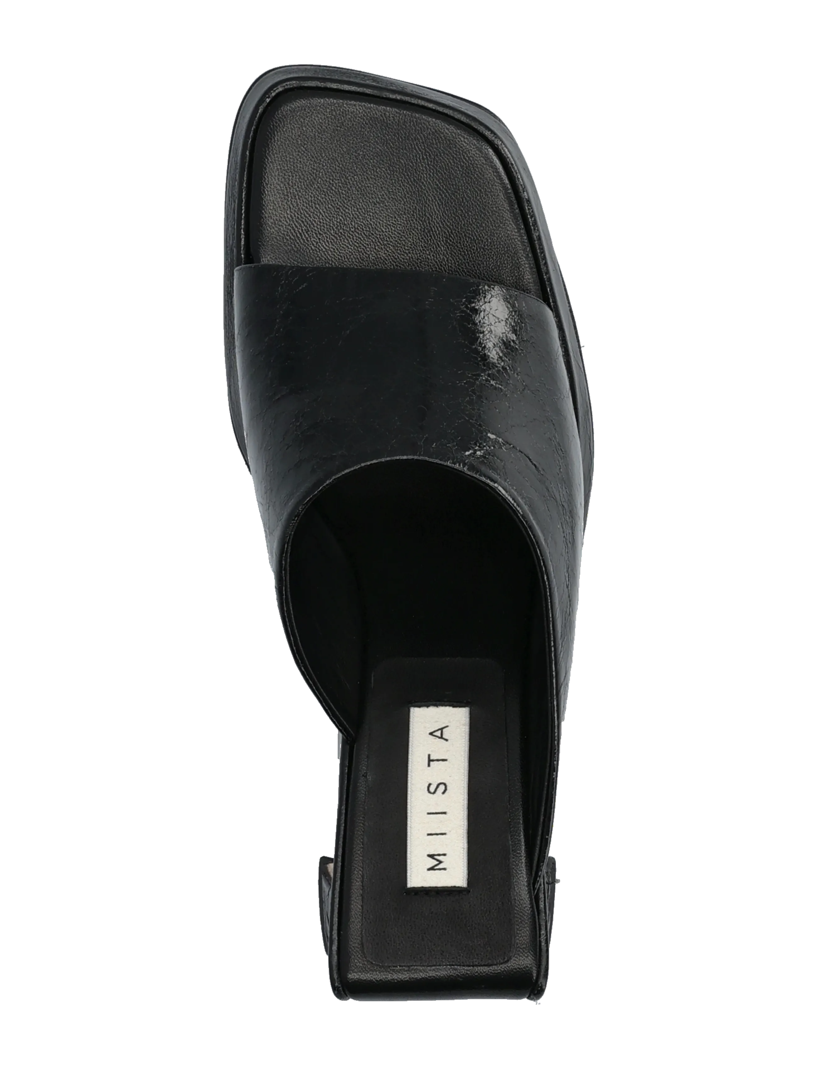 MIISTA - Sonali Black Asymmetric Sandals - mules med klack - black - 3