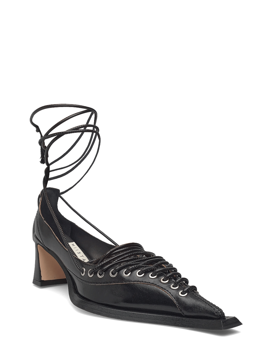 MIISTA - Elika Lace Black Courts - kontsakingad - black - 0