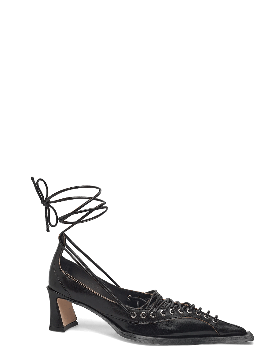 MIISTA - Elika Lace Black Courts - kontsakingad - black - 1
