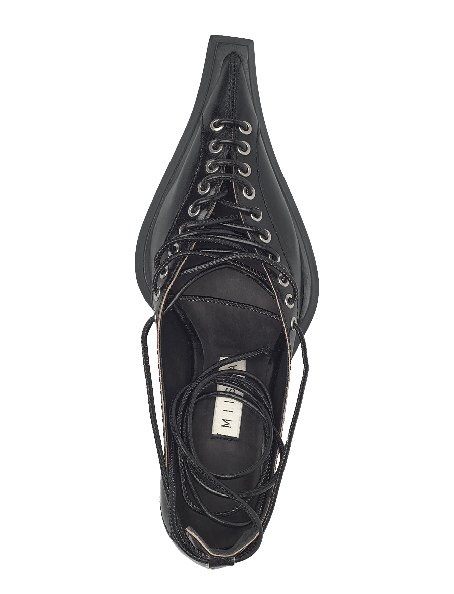MIISTA - Elika Lace Black Courts - kontsakingad - black - 3
