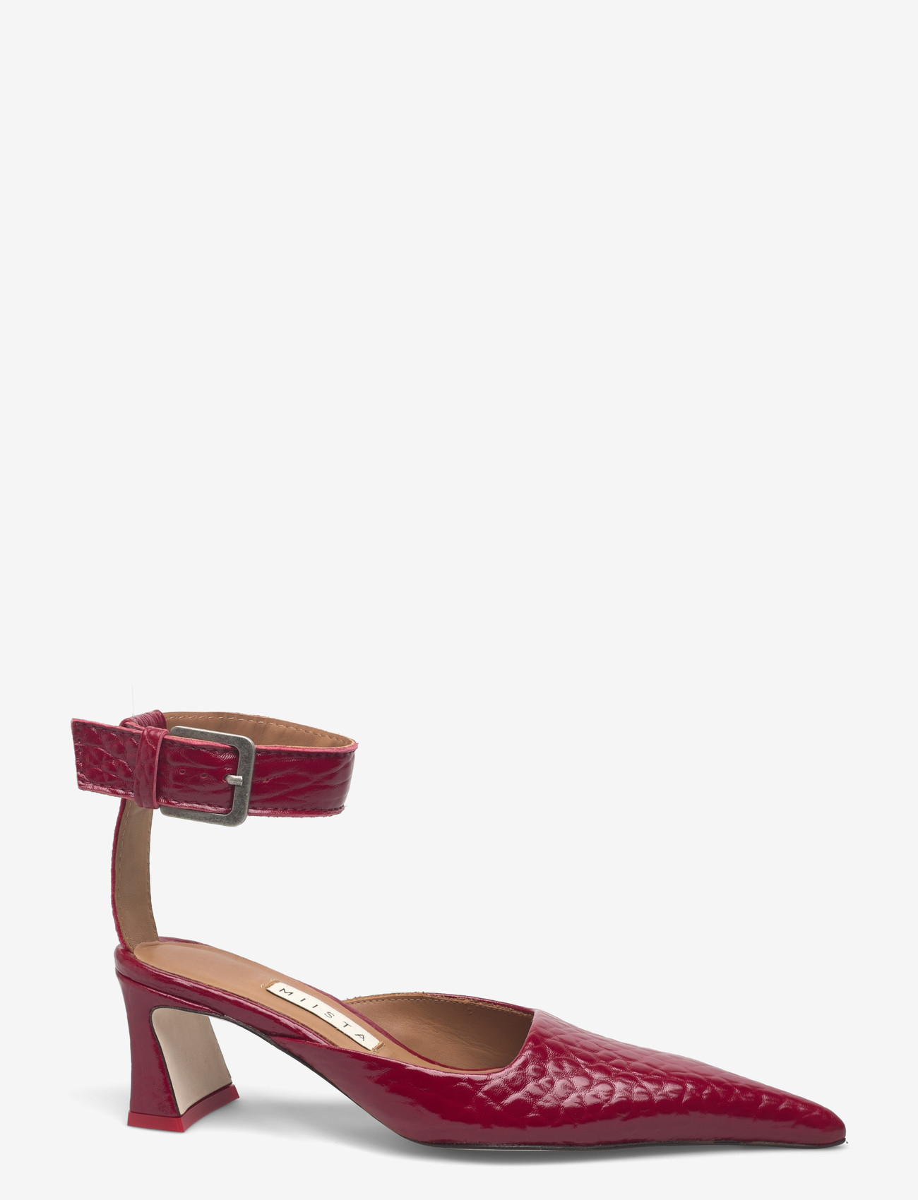 MIISTA - Qori Red Ankle Strap Sandals - sandaletten - red - 1