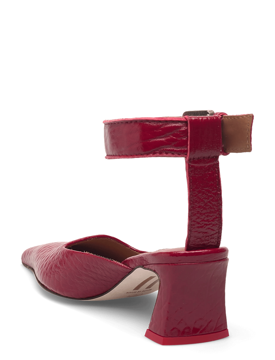 MIISTA - Qori Red Ankle Strap Sandals - sandaler med hæl - red - 2