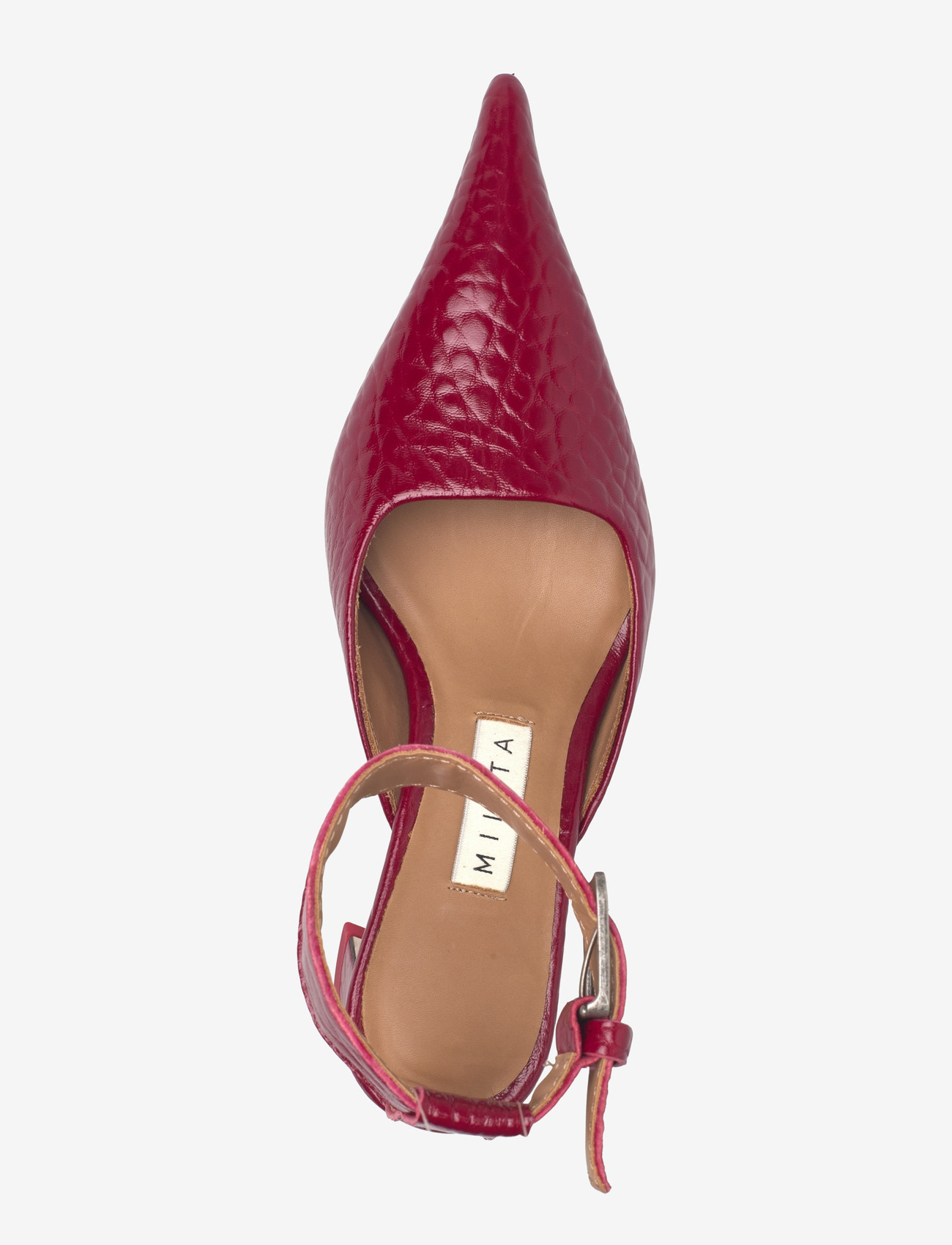 MIISTA - Qori Red Ankle Strap Sandals - sandaletten - red - 3