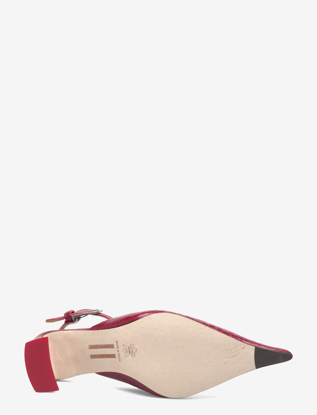 MIISTA - Qori Red Ankle Strap Sandals - sandaletten - red - 4