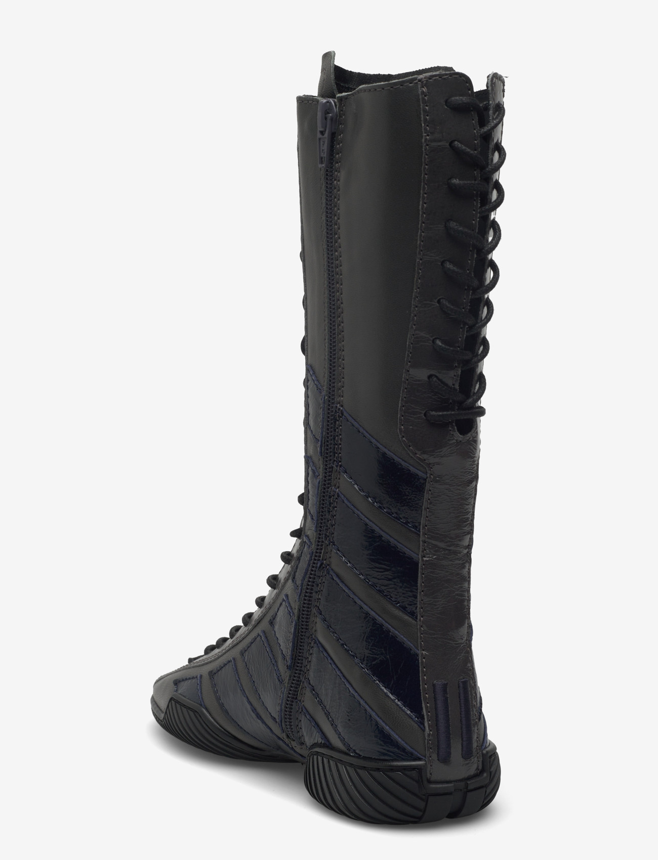 MIISTA - Imogen Grey Navy Lace Sneaker Boots - langskaftede - grey - 2