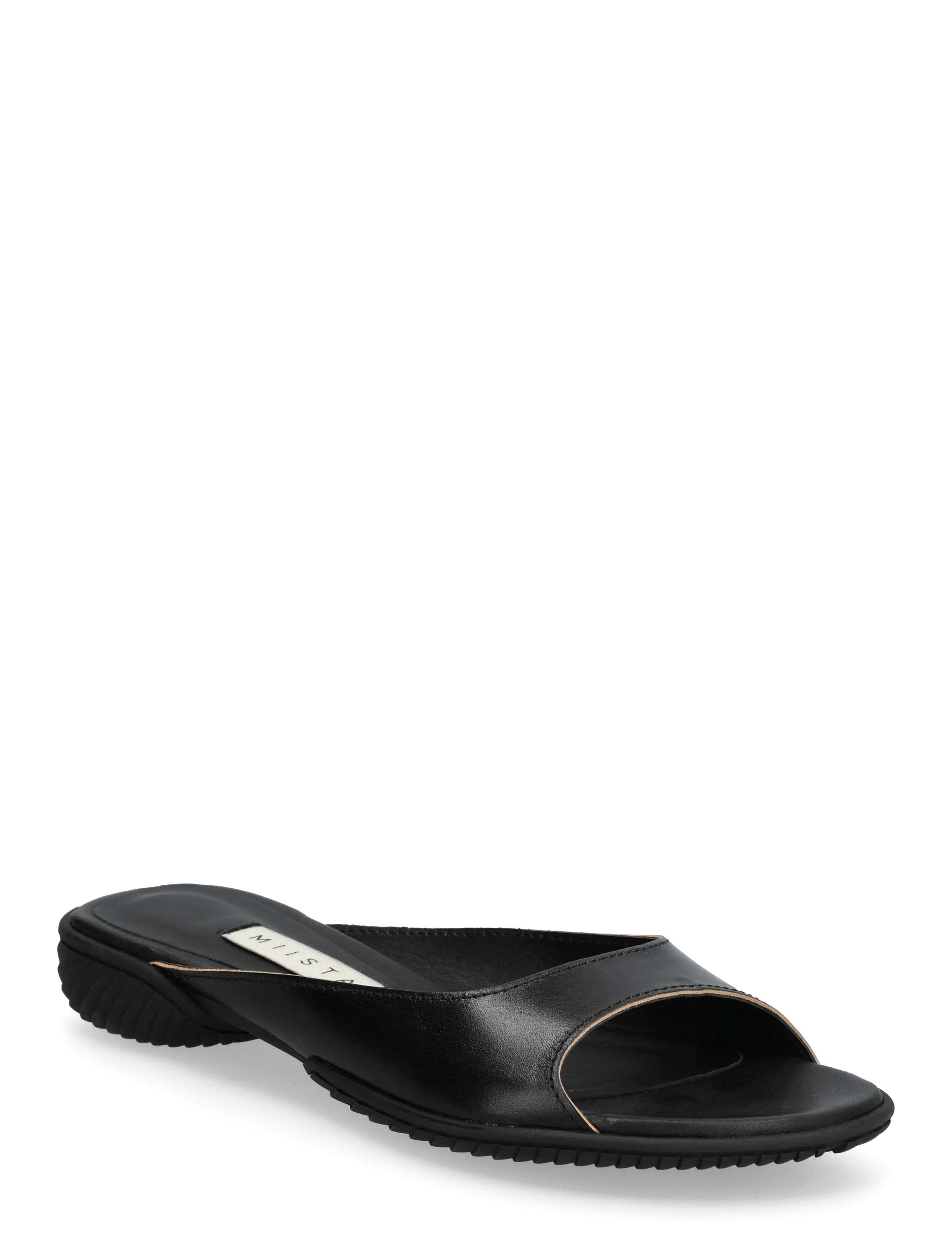 MIISTA Yachay Black Slide Sandals, 36, Schwarz - Flat Frauen