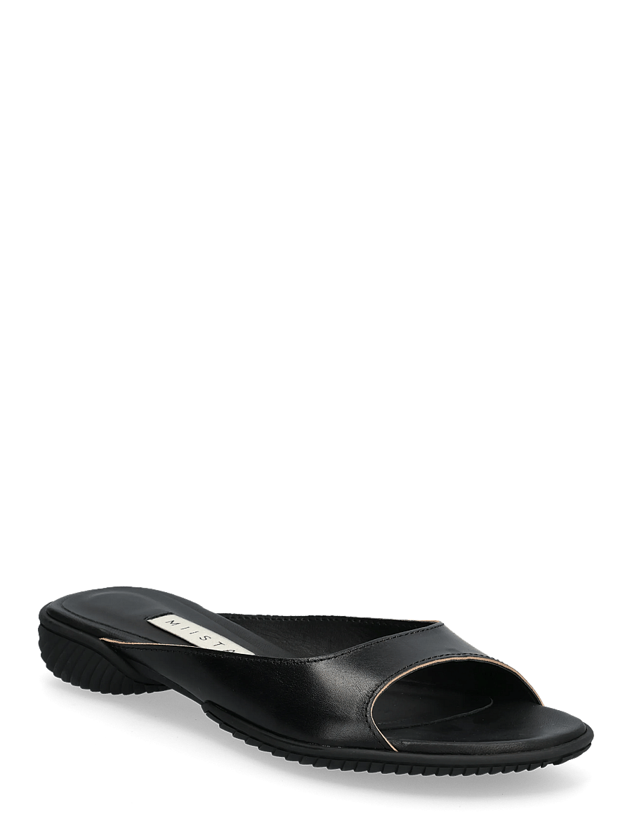 MIISTA - Yachay Black Slide Sandals - flache pantoletten - black - 0