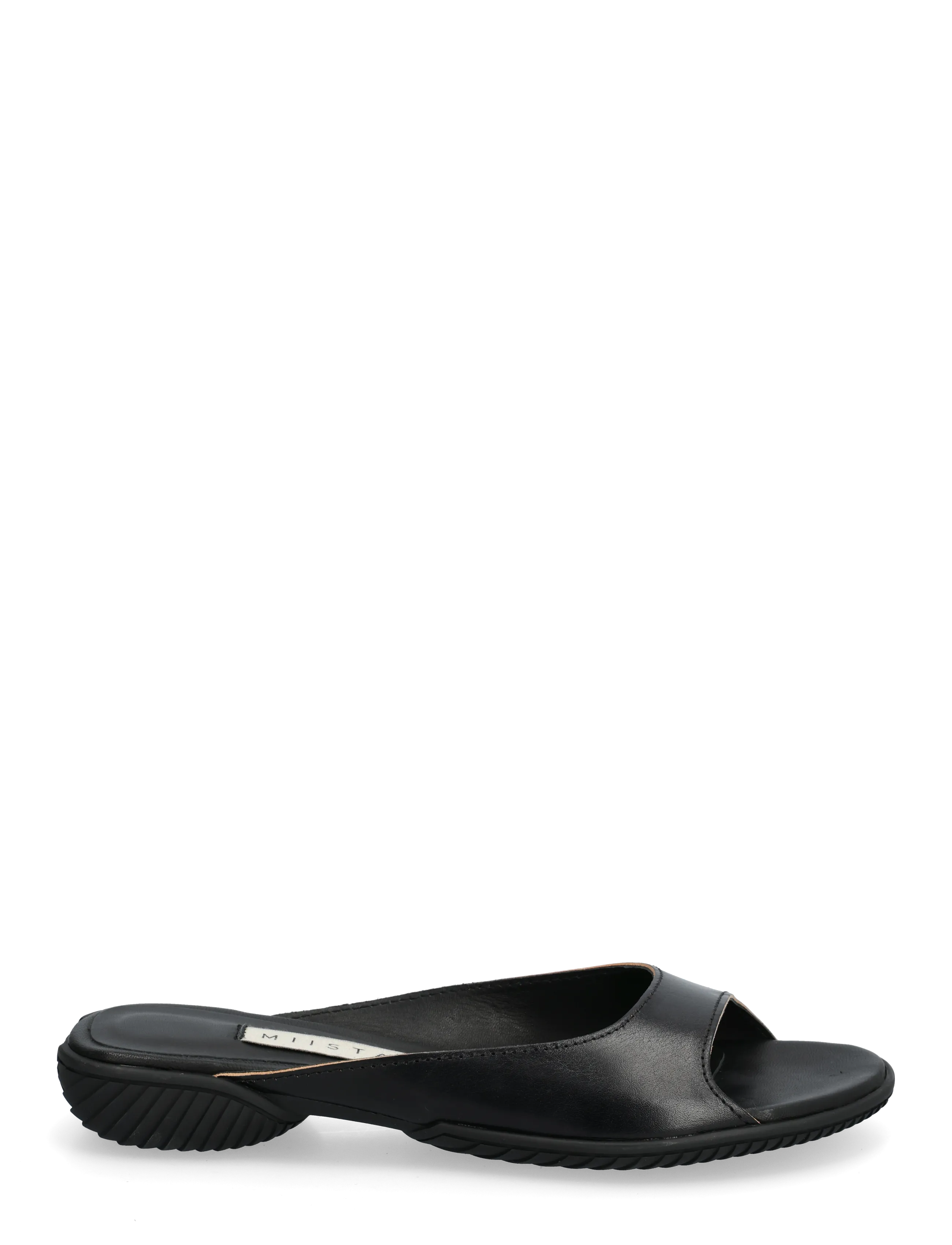 MIISTA - Yachay Black Slide Sandals - kontsata muula-stiilid jalanõud - black - 1