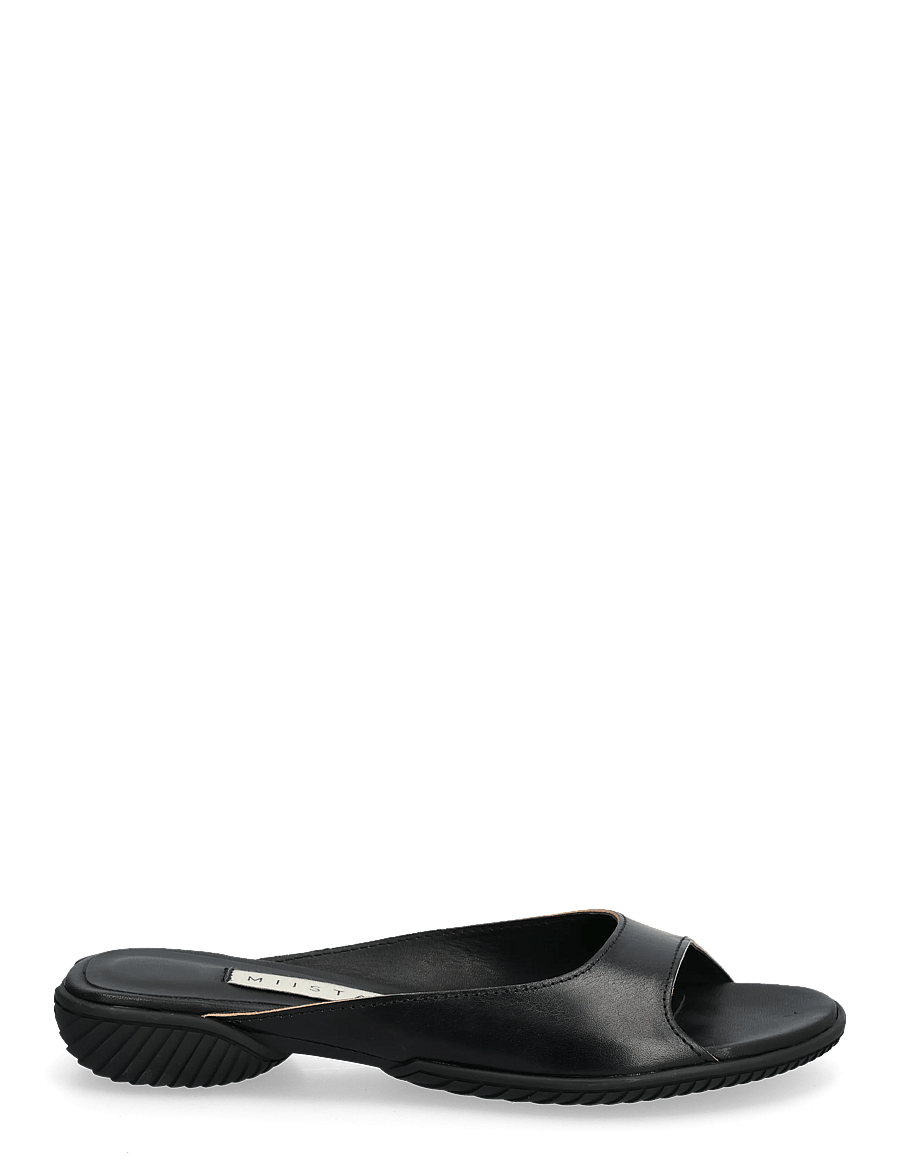 MIISTA - Yachay Black Slide Sandals - flache pantoletten - black - 1