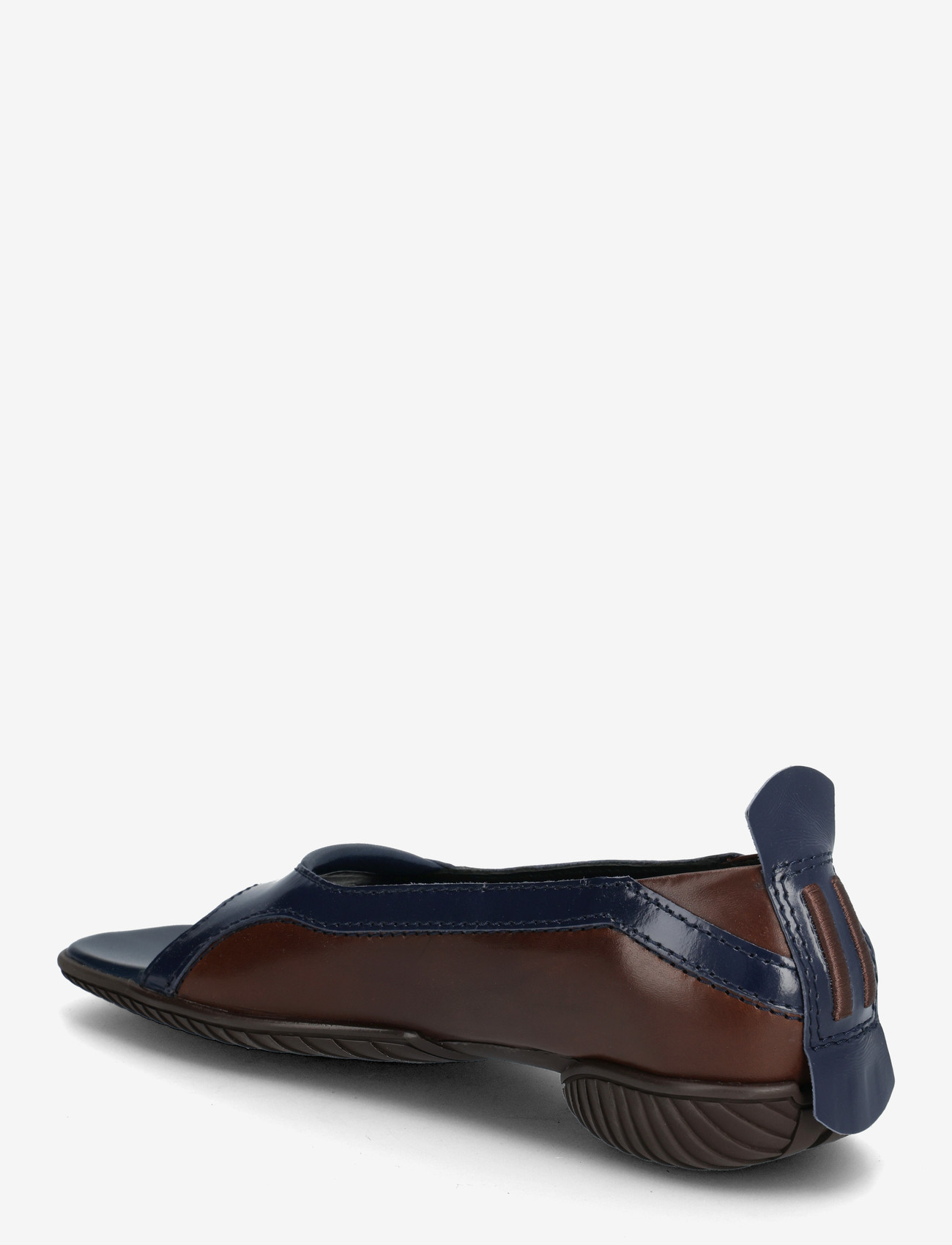 MIISTA - Loma Brown and Navy Thonge Ballerinas - płaskie sandały - brown - 2