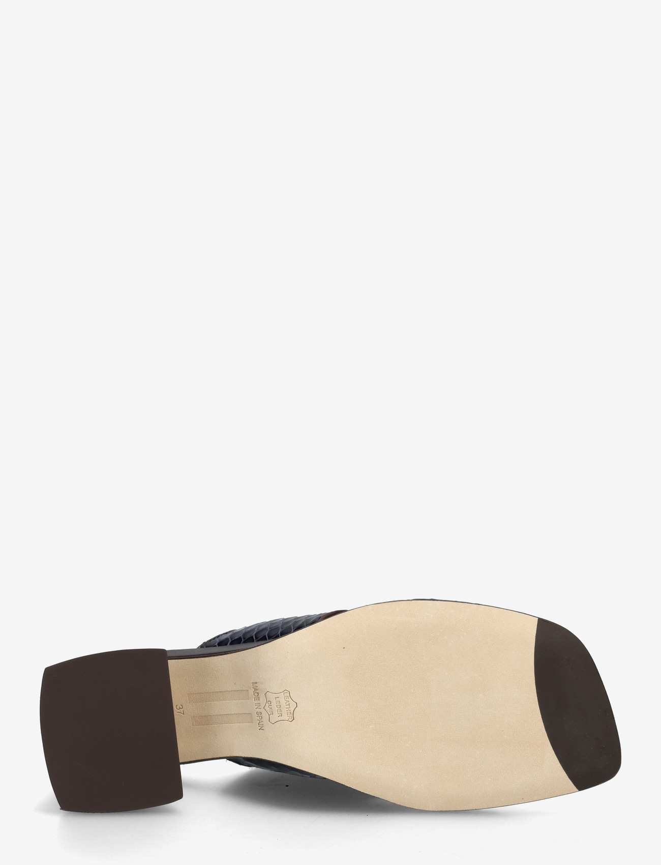 MIISTA - Ernie Navy Brown Snake Thonge Sandals - lahtised kontsakingad - brown - 4