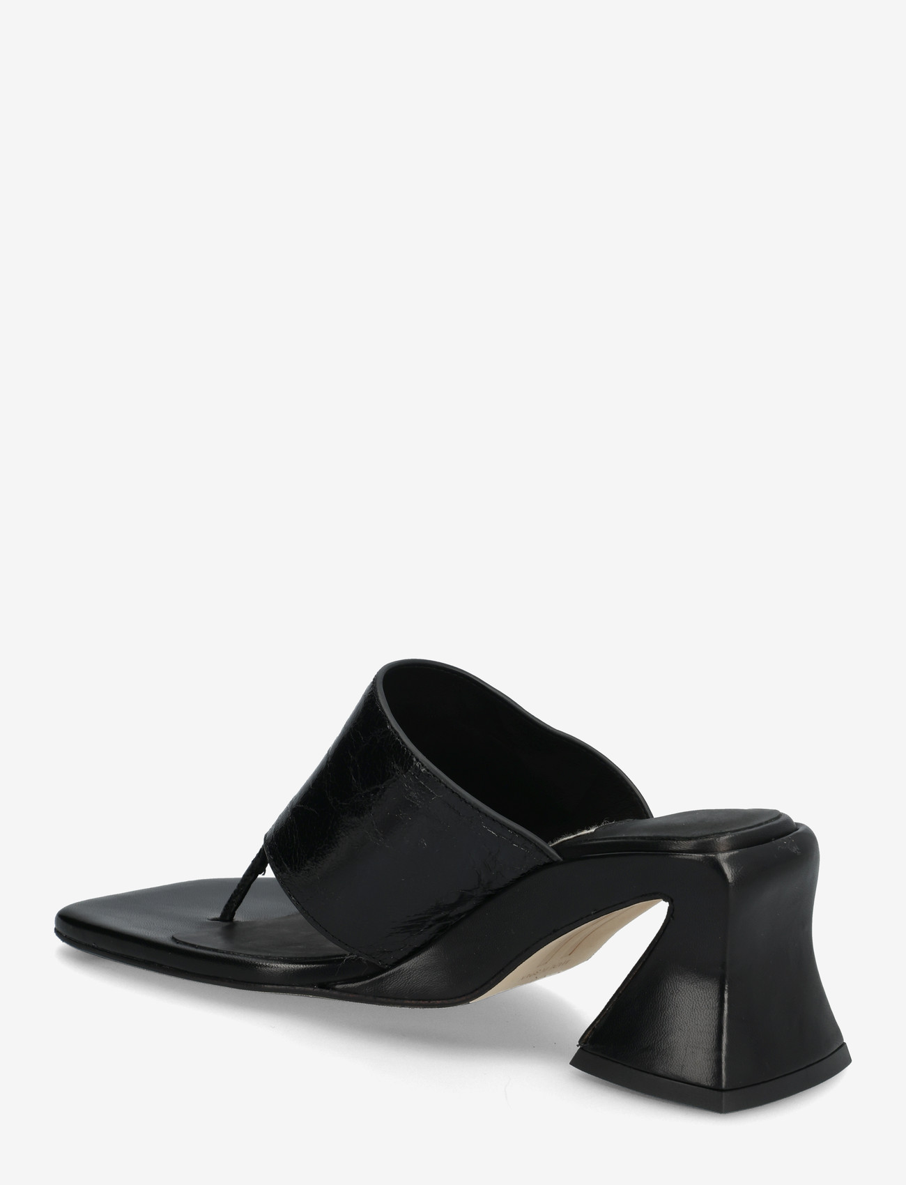 MIISTA - Ernie Black Thonge Sandals - heeled sandals - black - 2