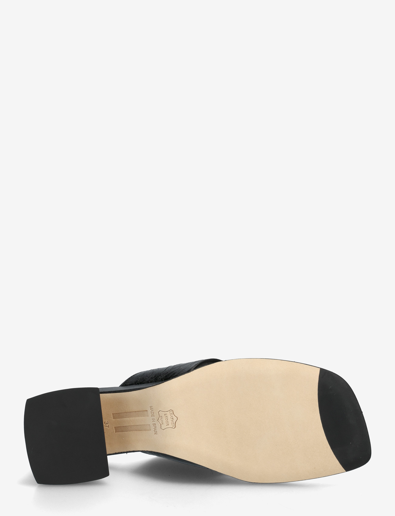 MIISTA - Ernie Black Thonge Sandals - heeled sandals - black - 4