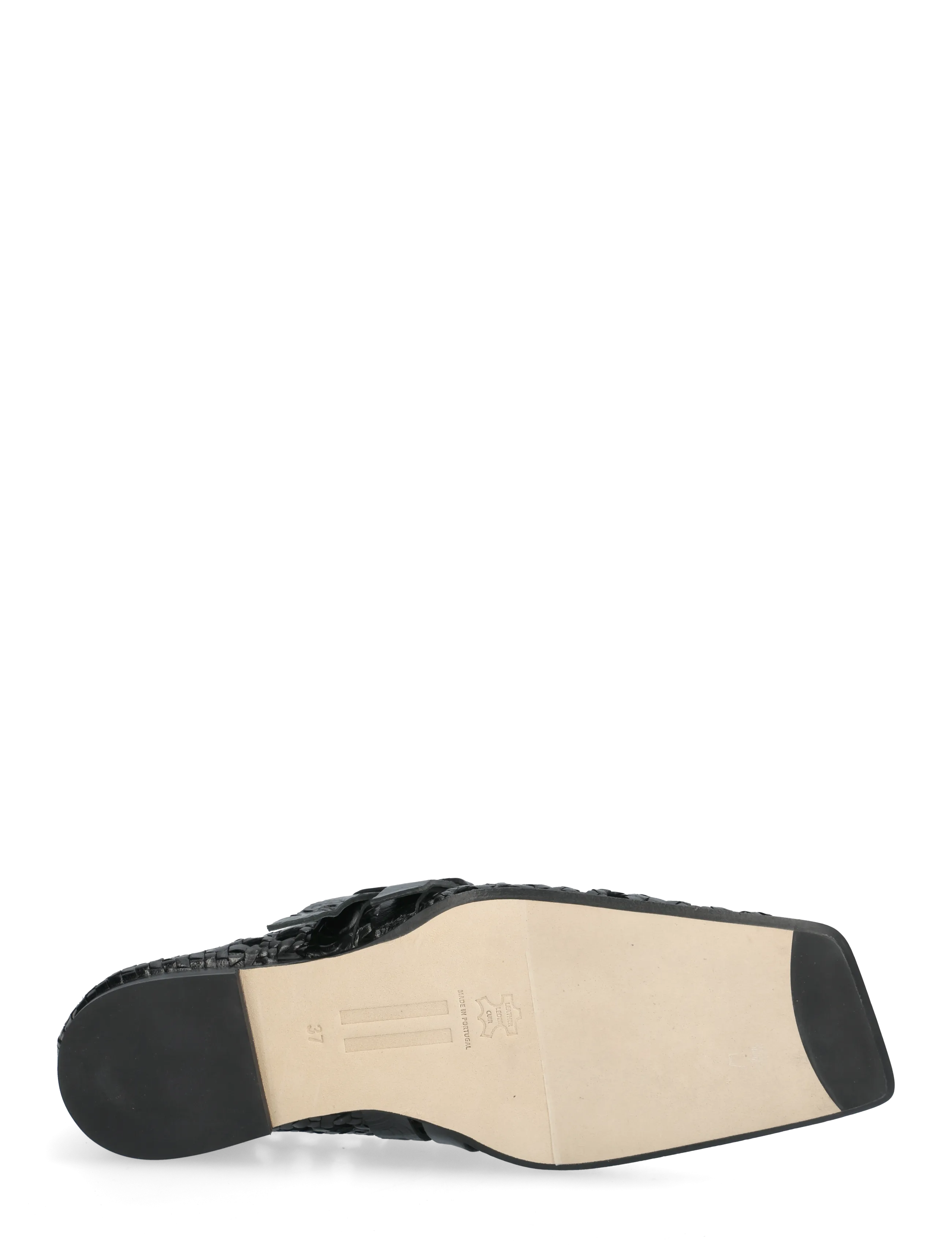 MIISTA - Kiran Black Woven Leather Strappy Ballerinas - besondere anlässe - black - 4