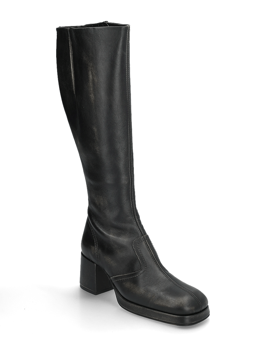 MIISTA - Donna - knähöga stövlar - black - 0