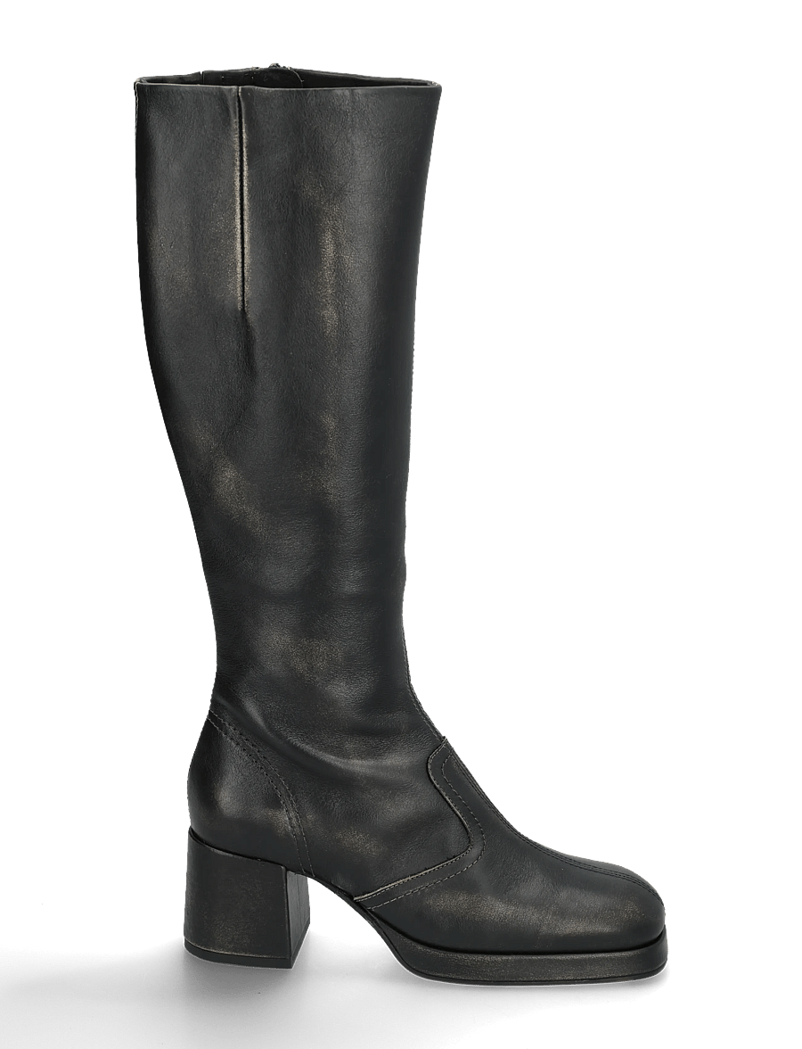 MIISTA - Donna - knähöga stövlar - black - 2