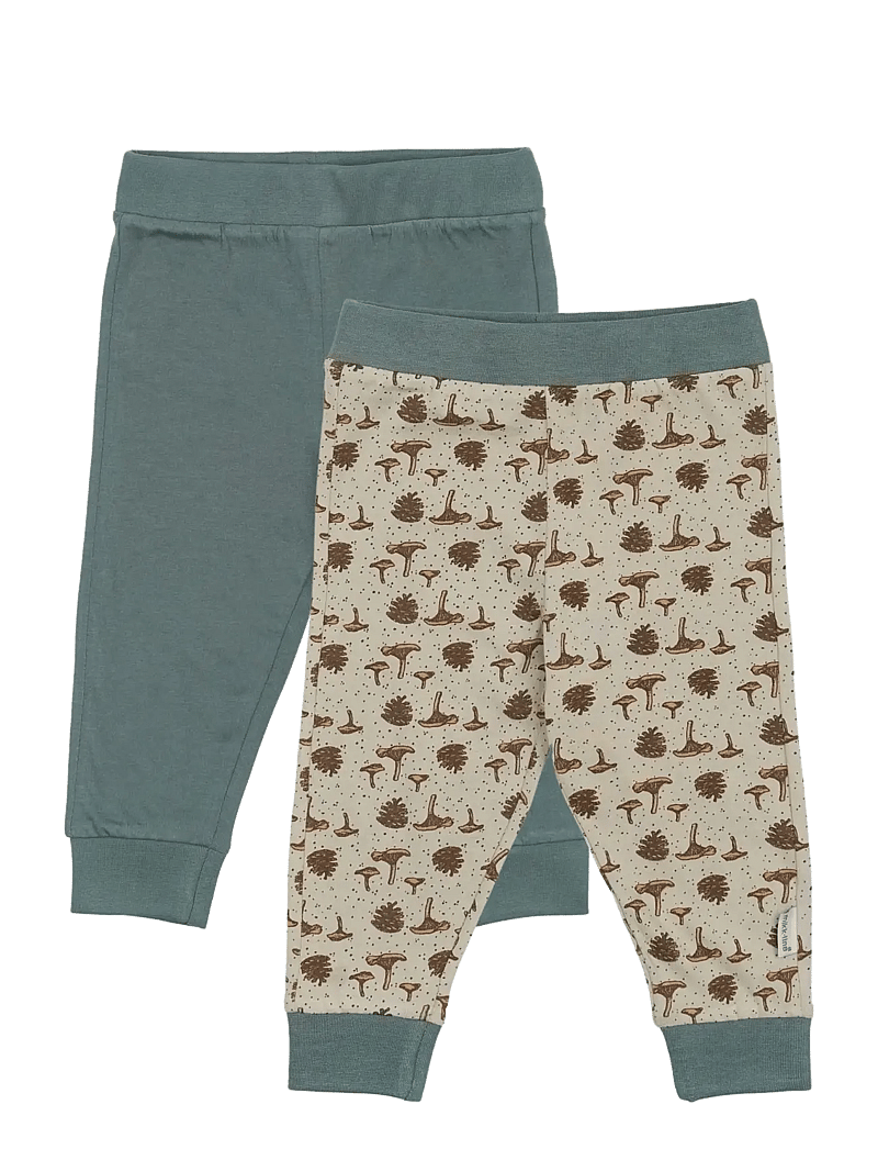 mikk-line - 2-Pack Legging - leggings - balsam green - 0