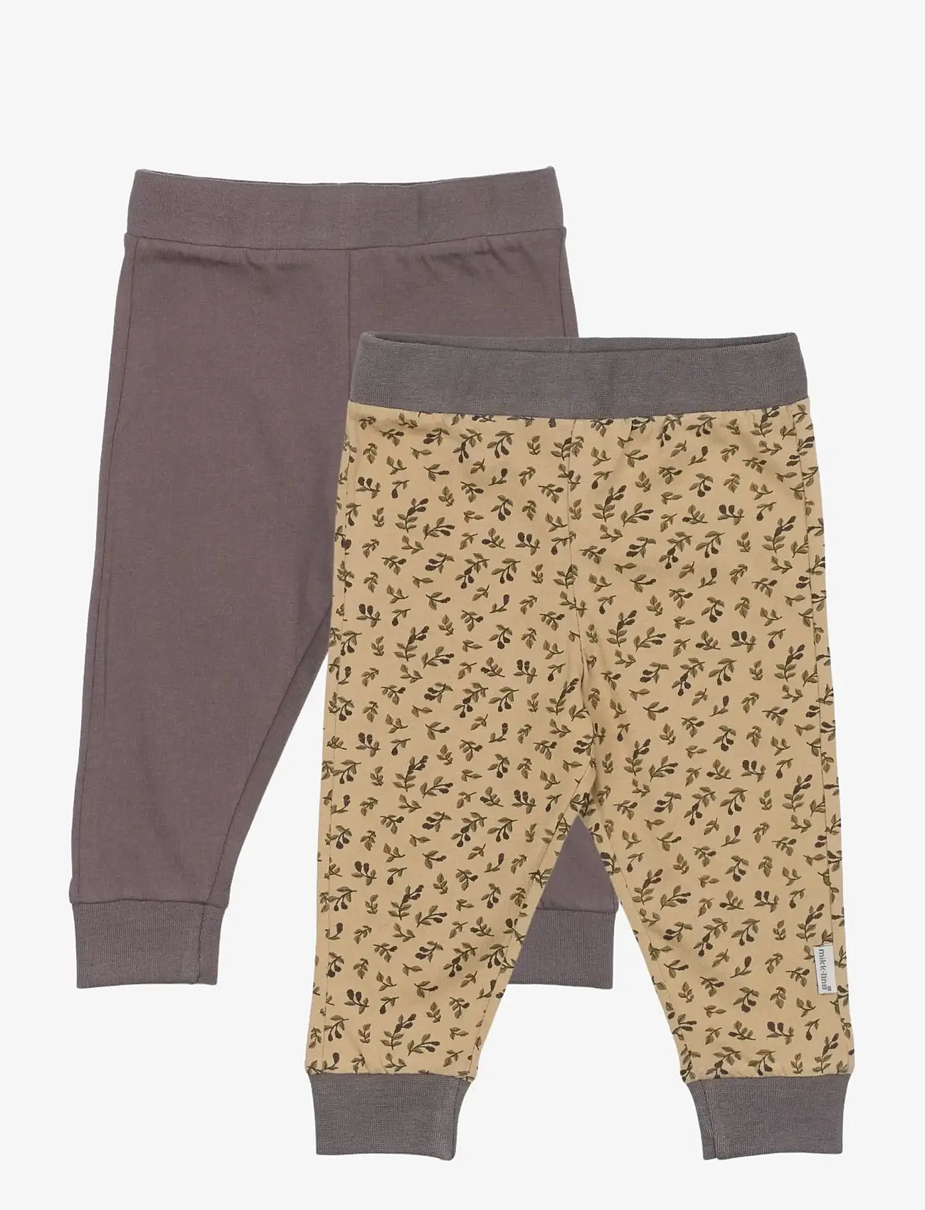 mikk-line - 2-Pack Legging - leggings - sparrow - 0