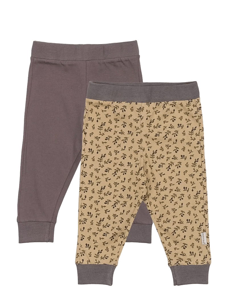 mikk-line - 2-Pack Legging - leggings - sparrow - 0