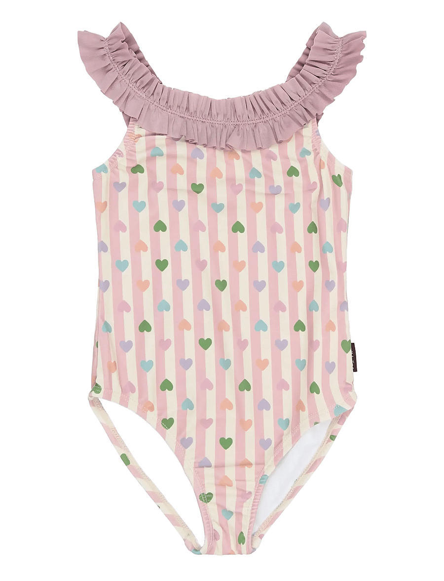 mikk-line - Swimsuit UV Aop Recycled - uv-bekleidung - heart aop - 1