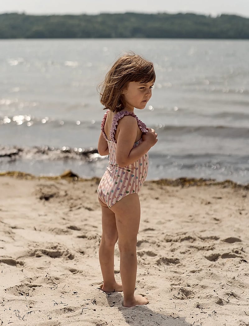 mikk-line - Swimsuit UV Aop Recycled - uv-bekleidung - heart aop - 0