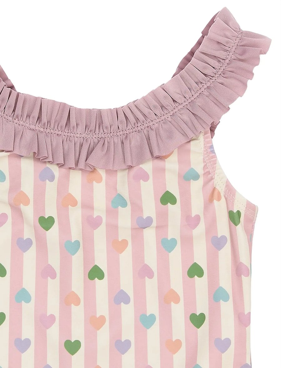 mikk-line - Swimsuit UV Aop Recycled - uv-bekleidung - heart aop - 5