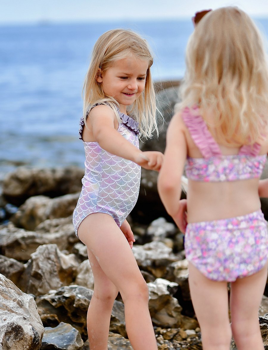 mikk-line - Swimsuit UV Aop Recycled - uv-kaitsega riided - lavender aura - 0