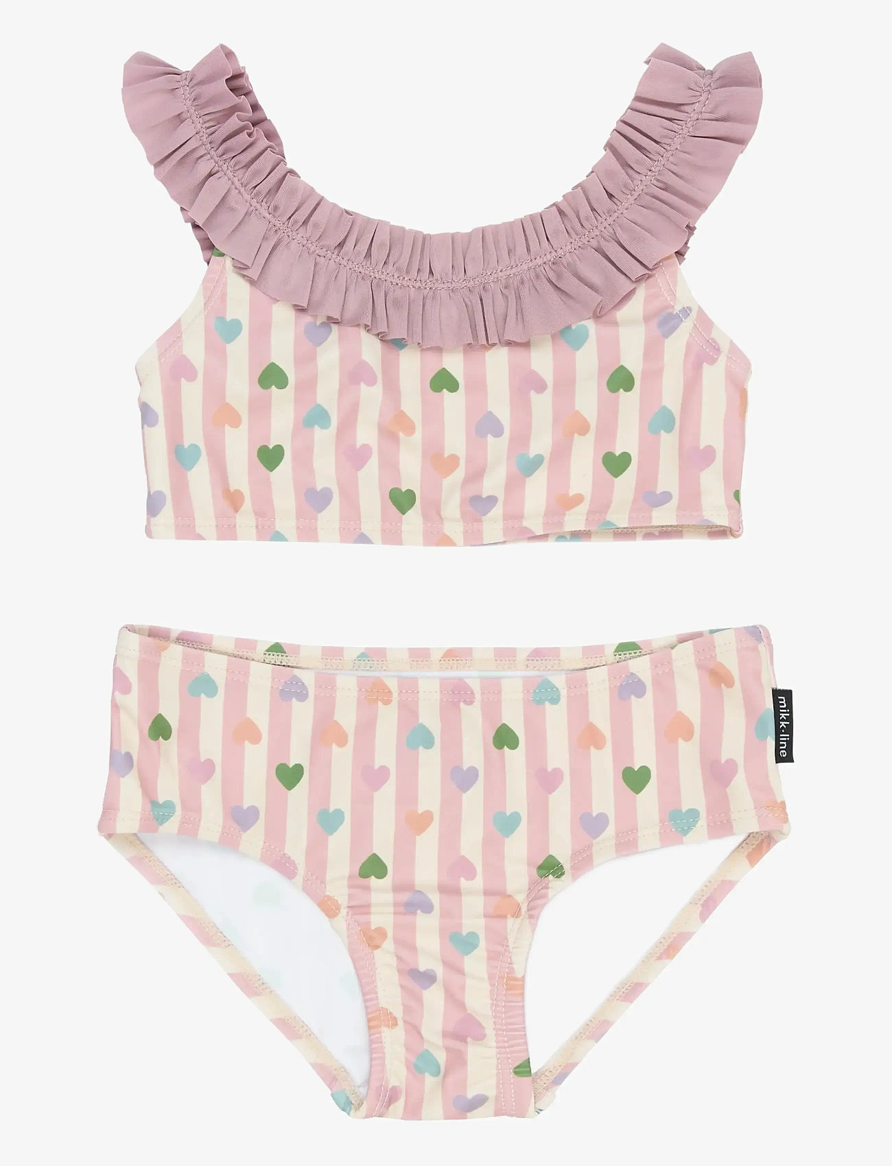 mikk-line - Swim Bikini UV Aop - uv-tøj - heart aop - 1