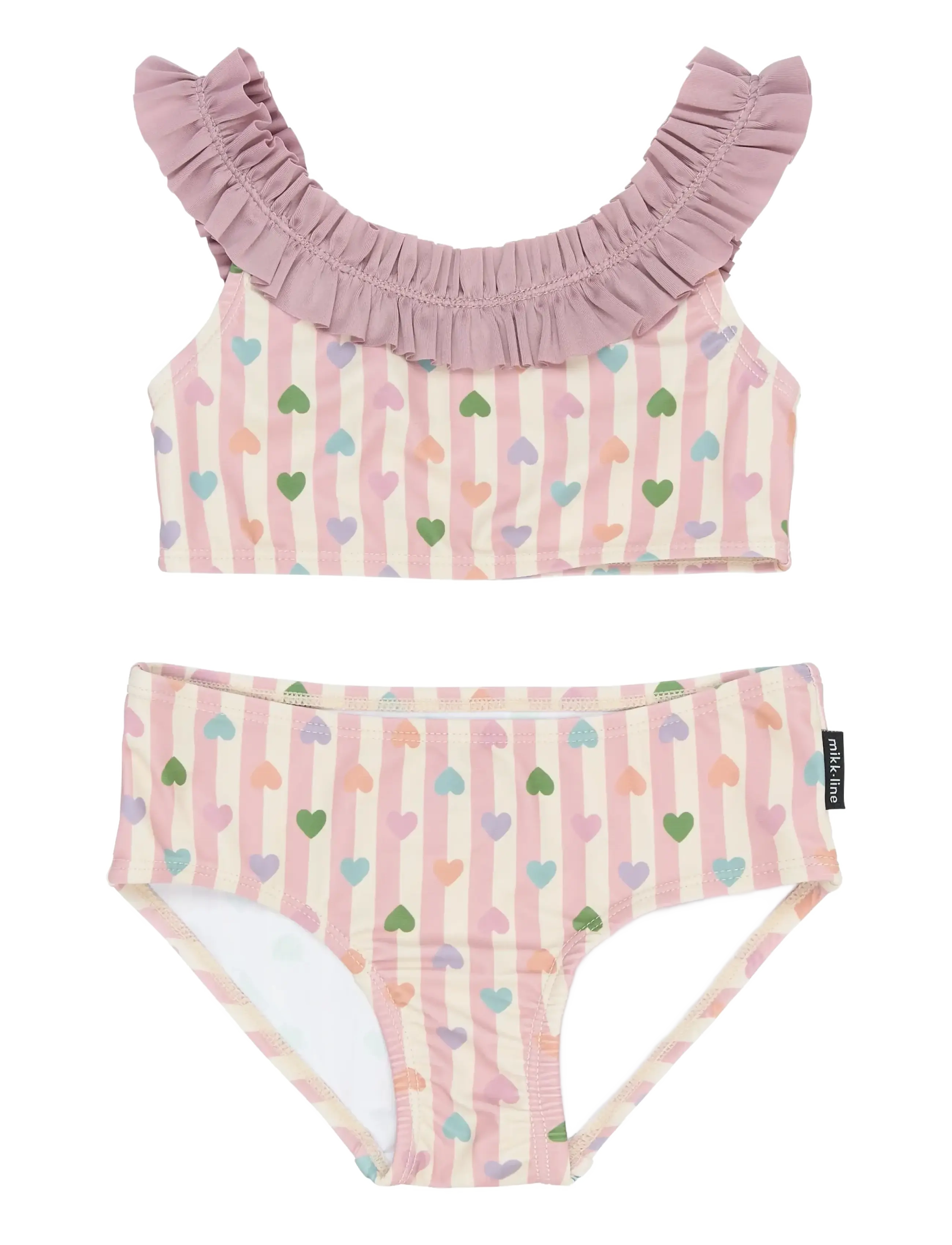 mikk-line Swim Bikini UV Aop - mikk-line - HEART AOP / multi