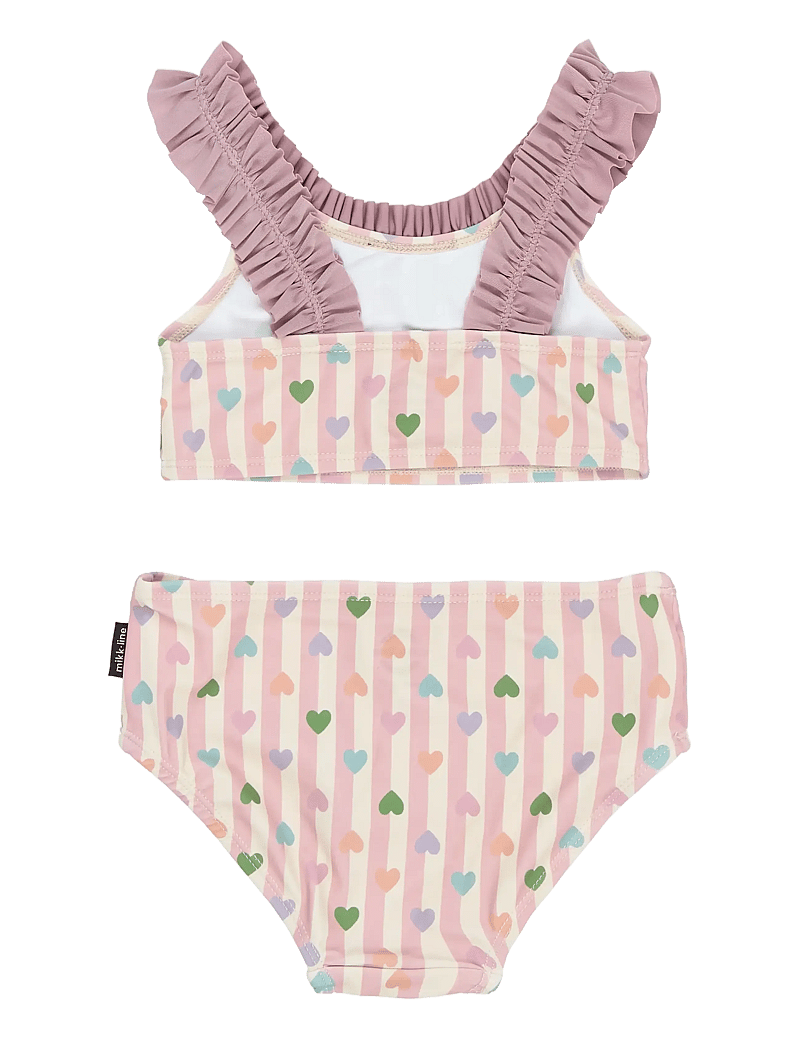 mikk-line - Swim Bikini UV Aop - uv-kaitsega riided - heart aop - 2