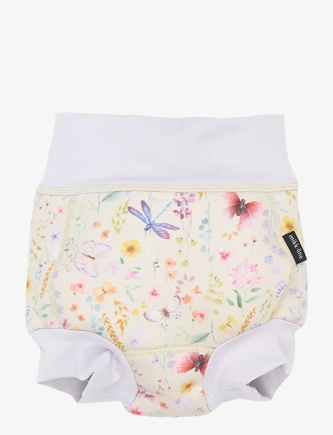 mikk-line - Swim Baby Pant Frill Aop - swim diapers - butterfly aop - 1