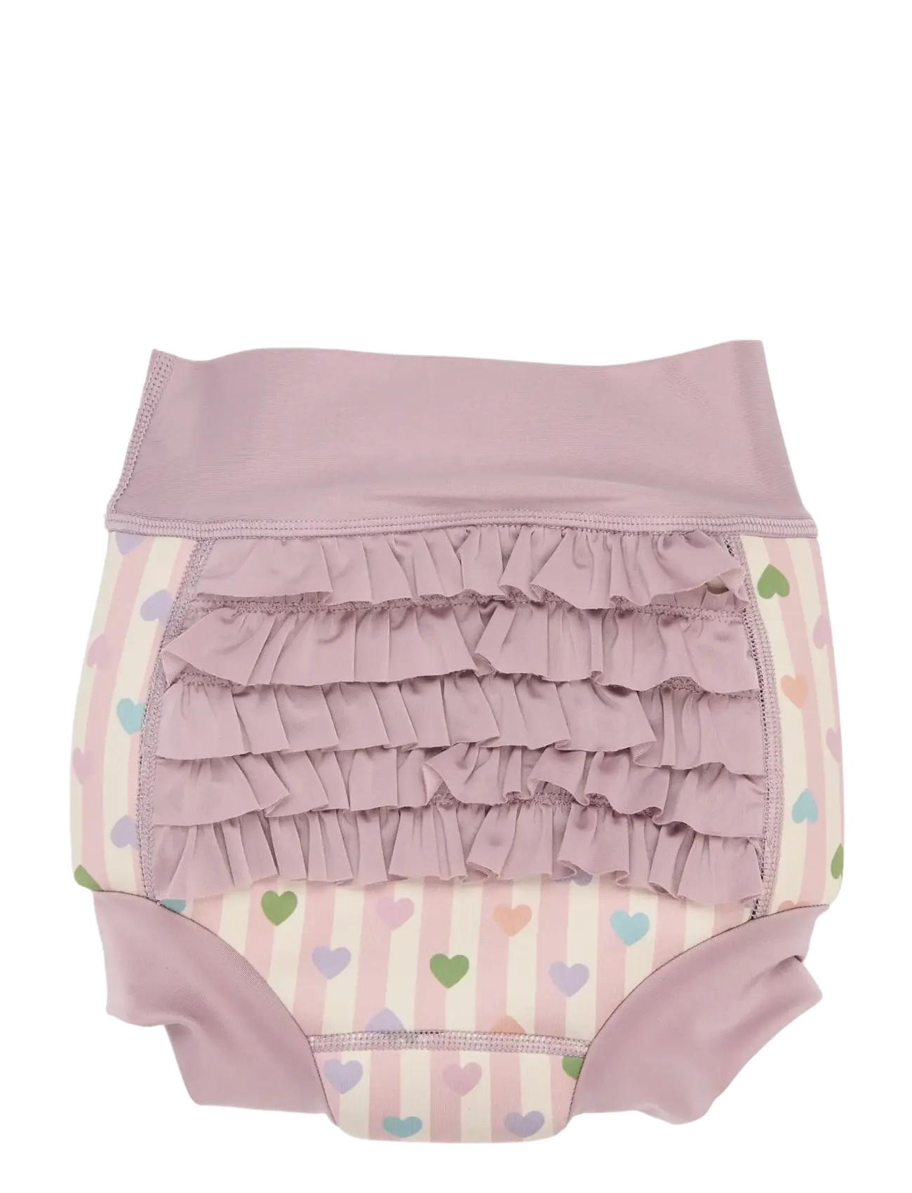 mikk-line - Swim Baby Pant Frill Aop - schwimmwindeln - heart aop - 2