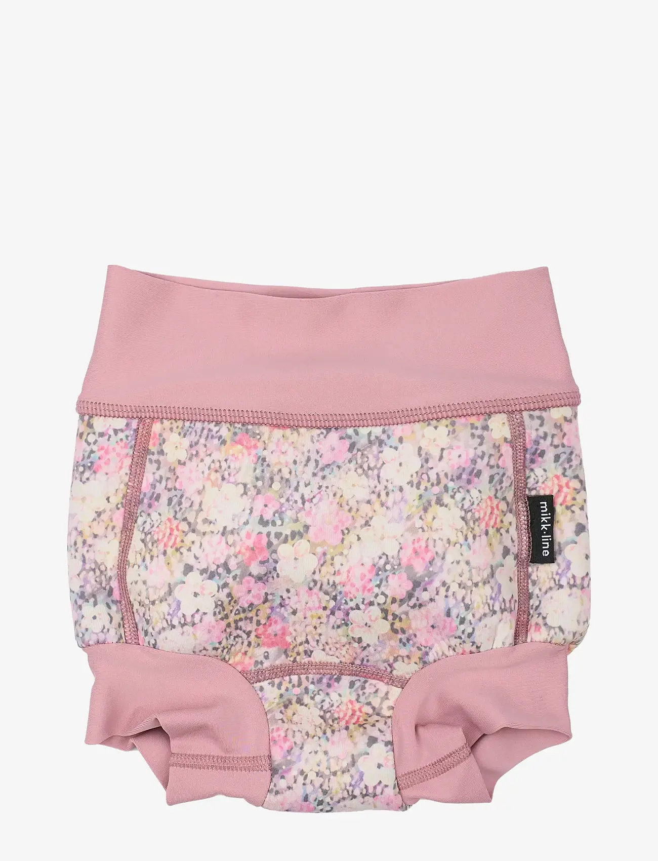 mikk-line - Swim Baby Pant Frill Aop Recycled - lilas - 0