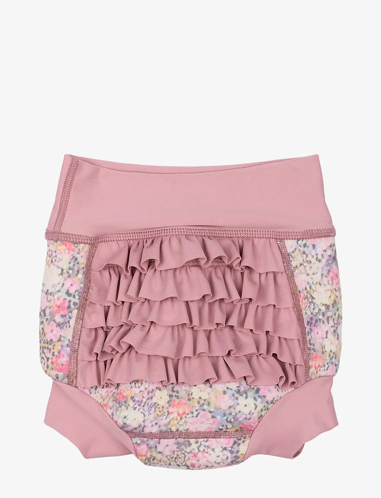 mikk-line - Swim Baby Pant Frill Aop Recycled - lilas - 1