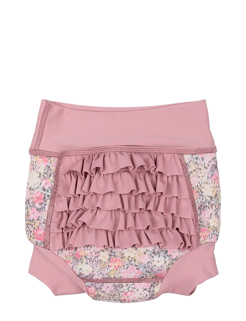 mikk-line - Swim Baby Pant Frill Aop Recycled - lilas - 1