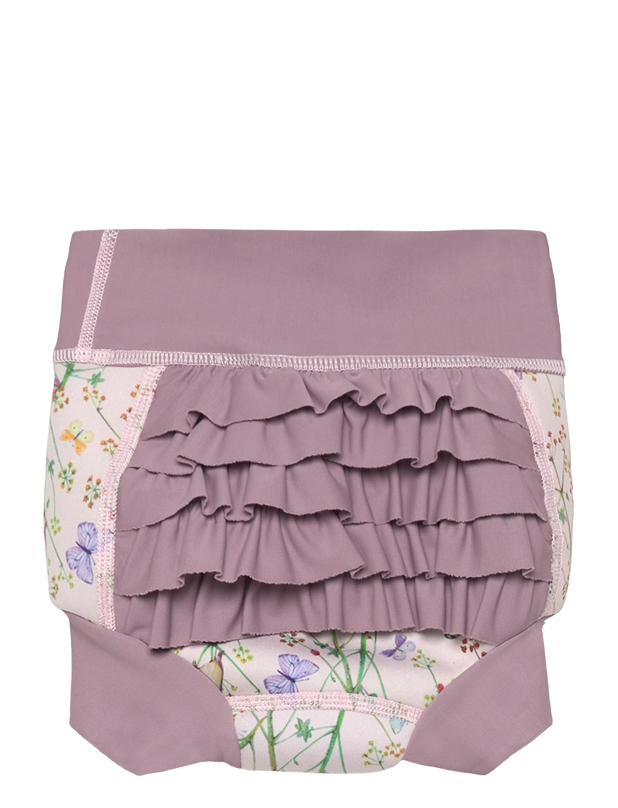 mikk-line - Swim Baby Pant Frill Aop Recycled - nirvana - 1