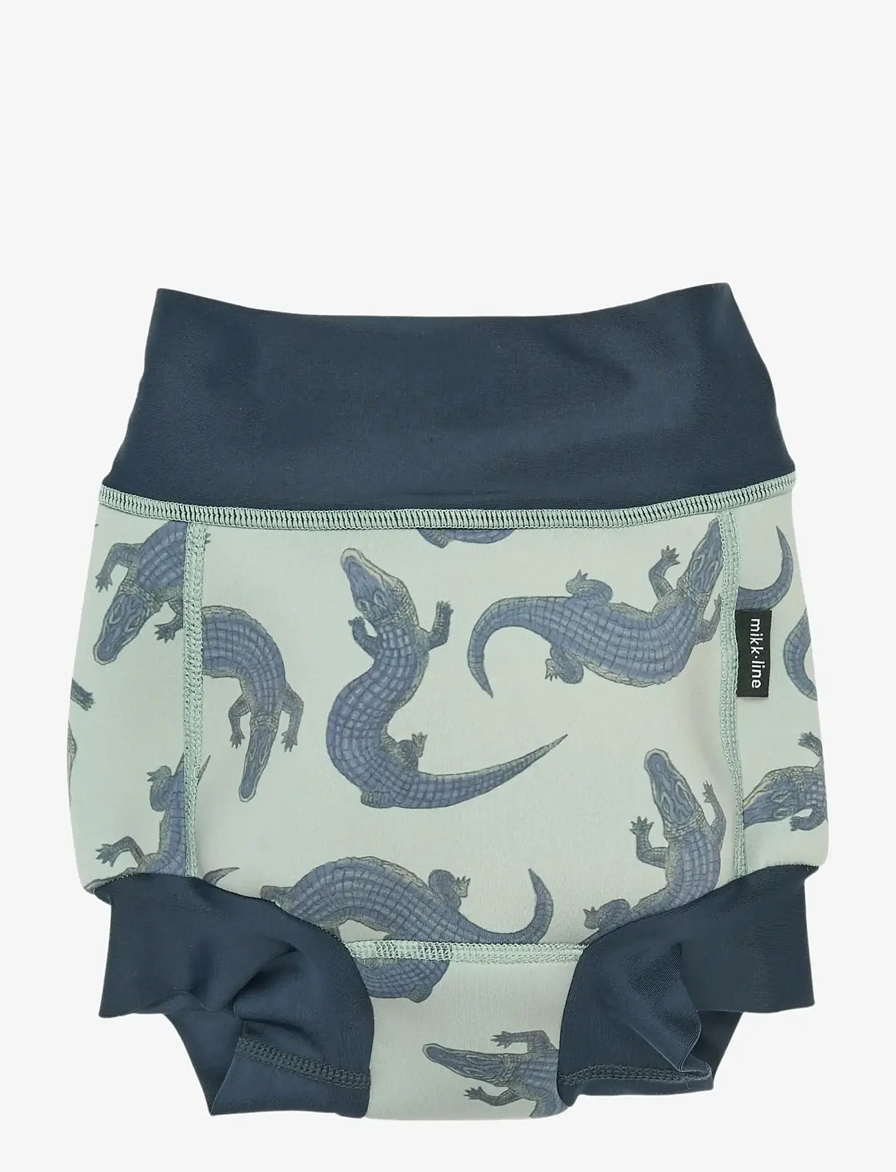 mikk-line - Swim Baby Pant Aop - blebadebukser - croco aop - 1