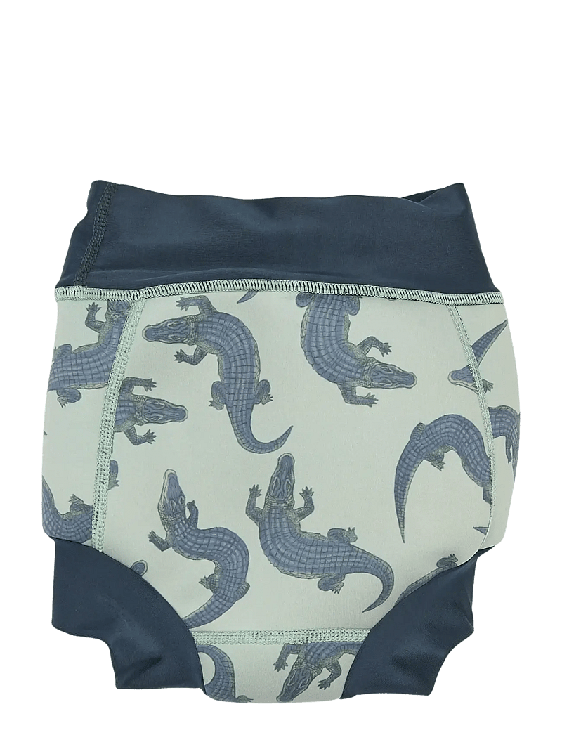 mikk-line - Swim Baby Pant Aop - blebadebukser - croco aop - 2