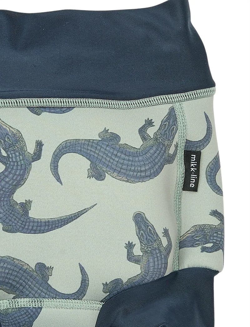mikk-line - Swim Baby Pant Aop - blebadebukser - croco aop - 4