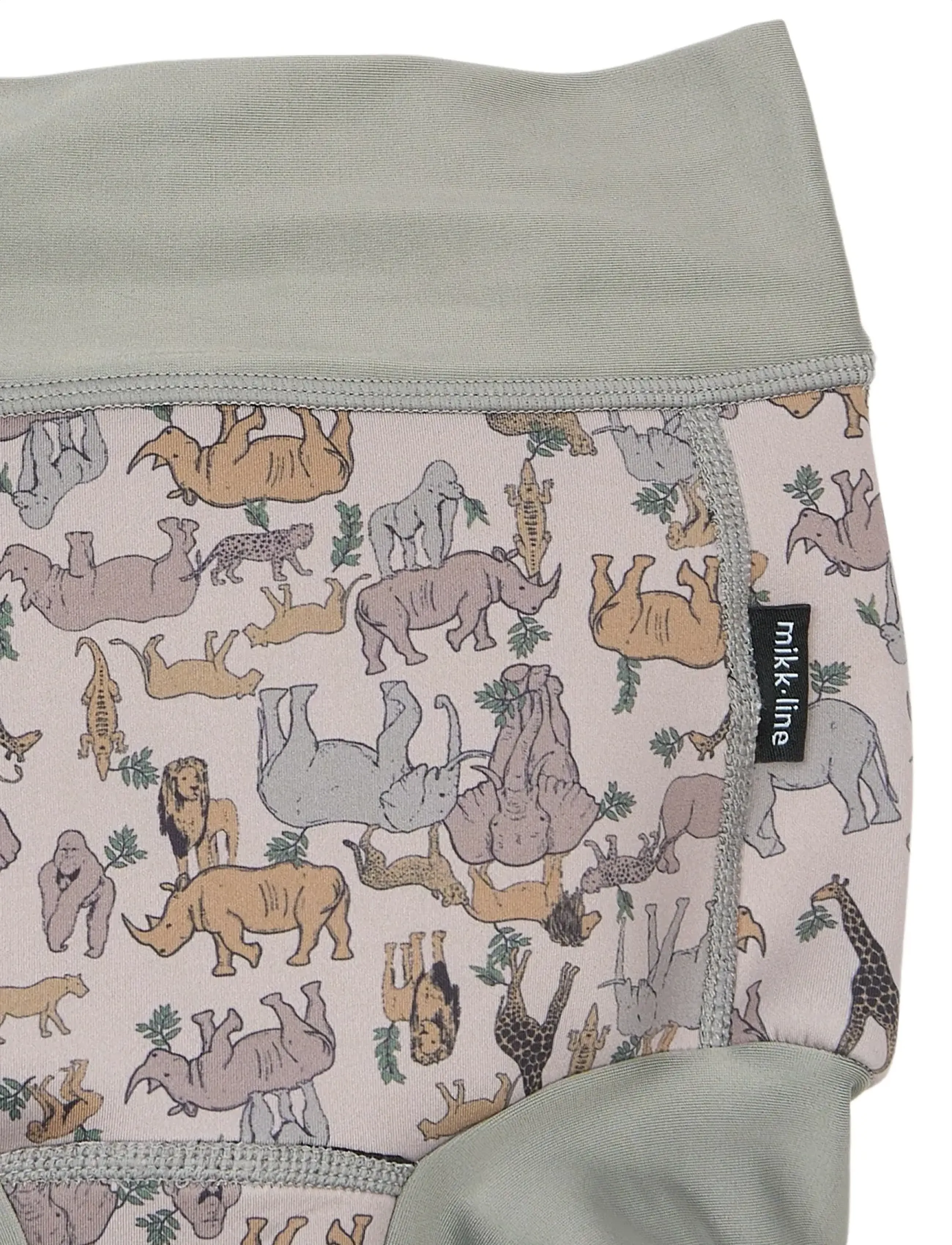 mikk-line - Swim Baby Pant Aop - badblöjor - zoo aop - 4