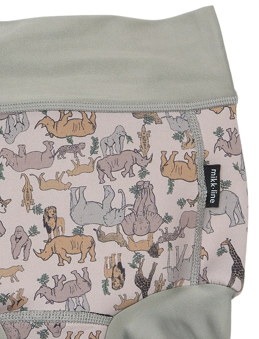 mikk-line - Swim Baby Pant Aop - badblöjor - zoo aop - 4