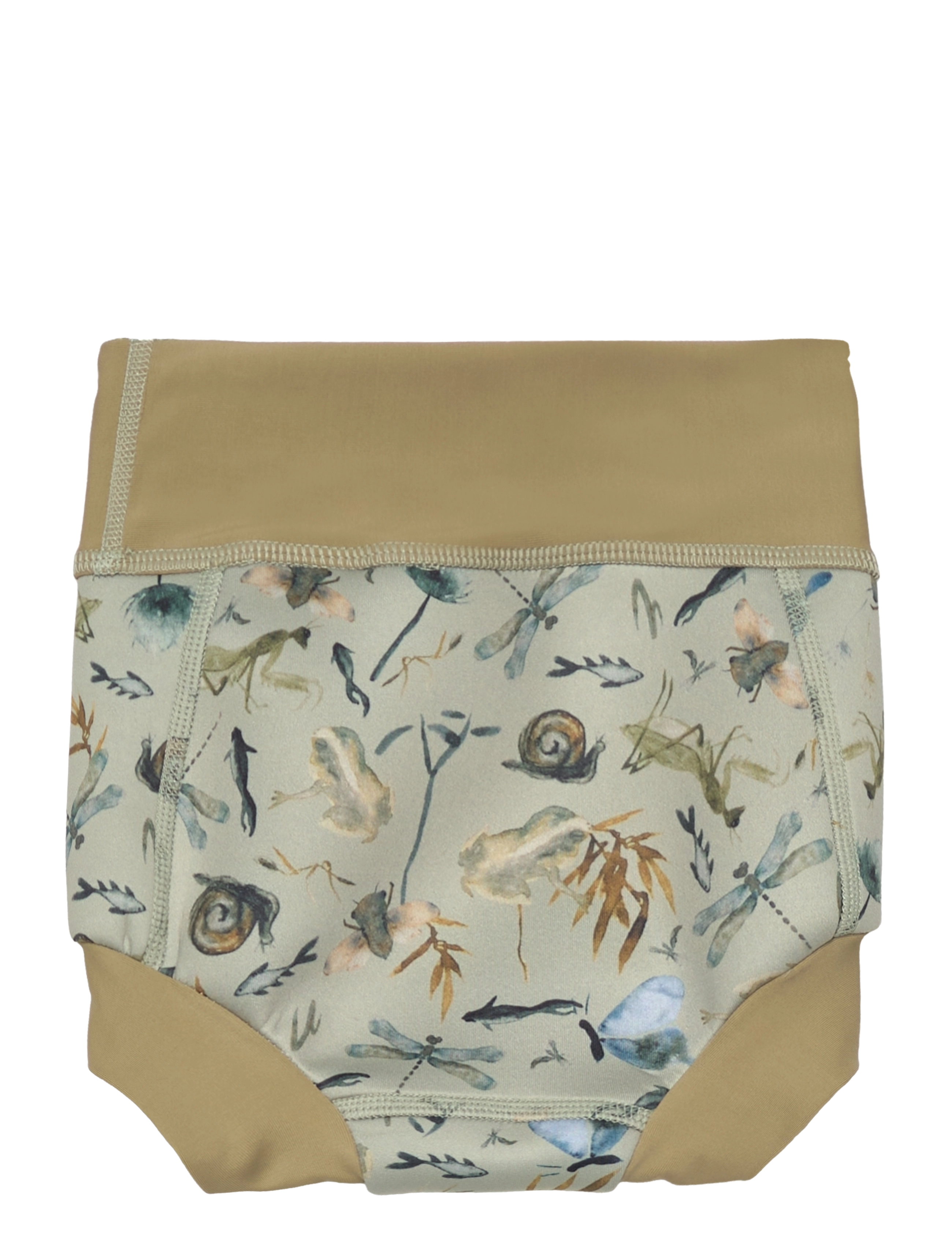 mikk-line - Swim Baby Pant Aop Recycled - desert sage - 1