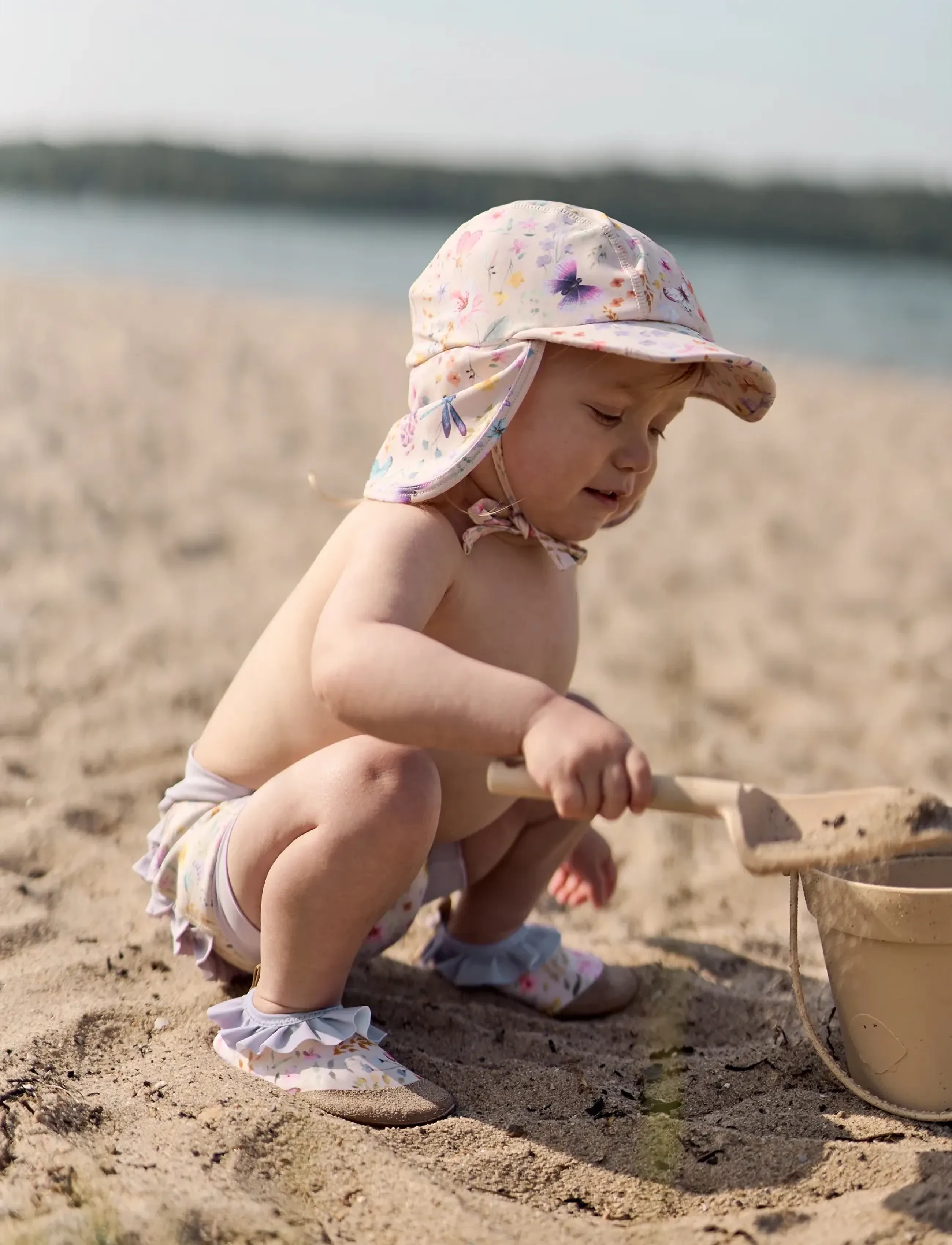 mikk-line - Swim Hat w. Print - Recycled - bonnets de bain - butterfly aop - 3