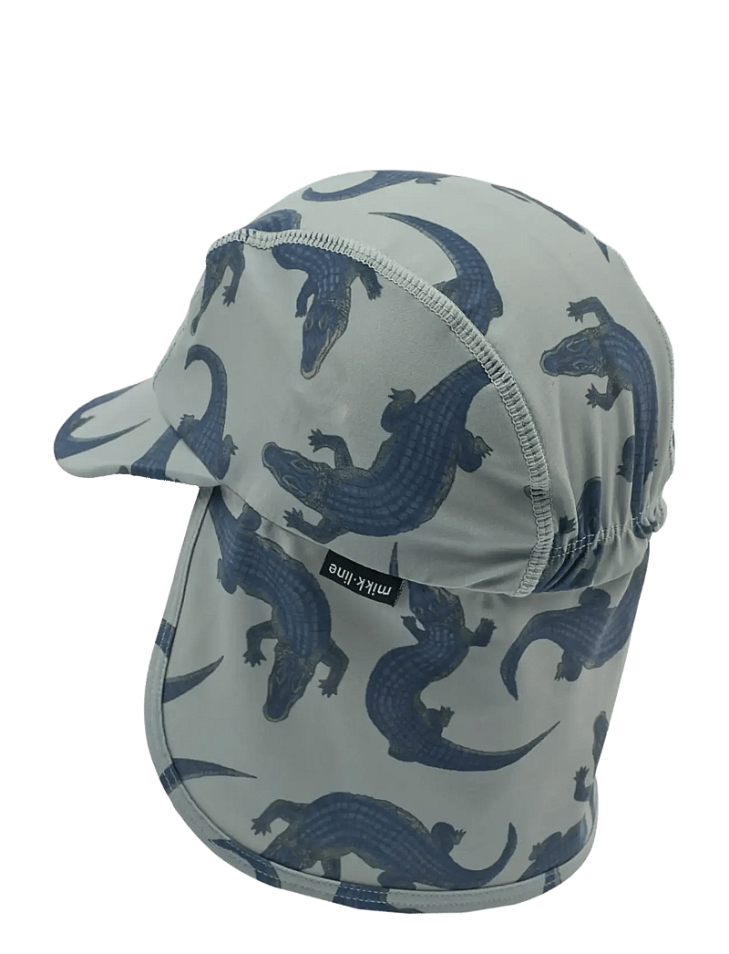 mikk-line - Swim Hat w. Print - Recycled - ujumismütsid - croco aop - 2