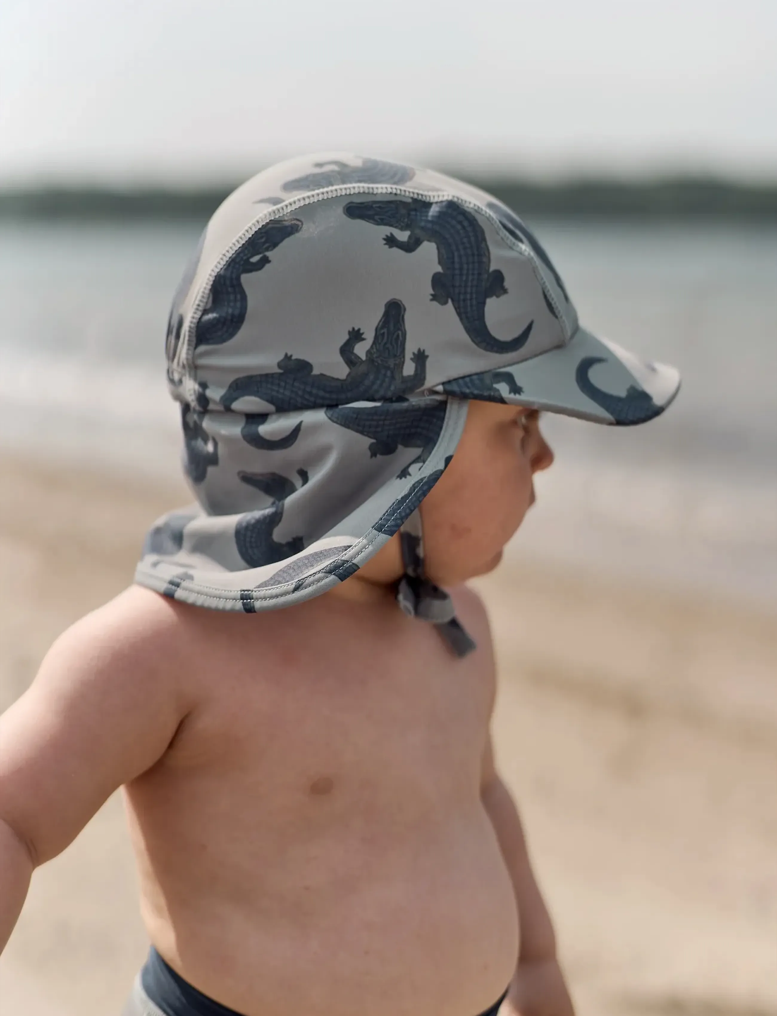 mikk-line Swim Hat UV AOP - UV clothing - CROCO AOP / navy