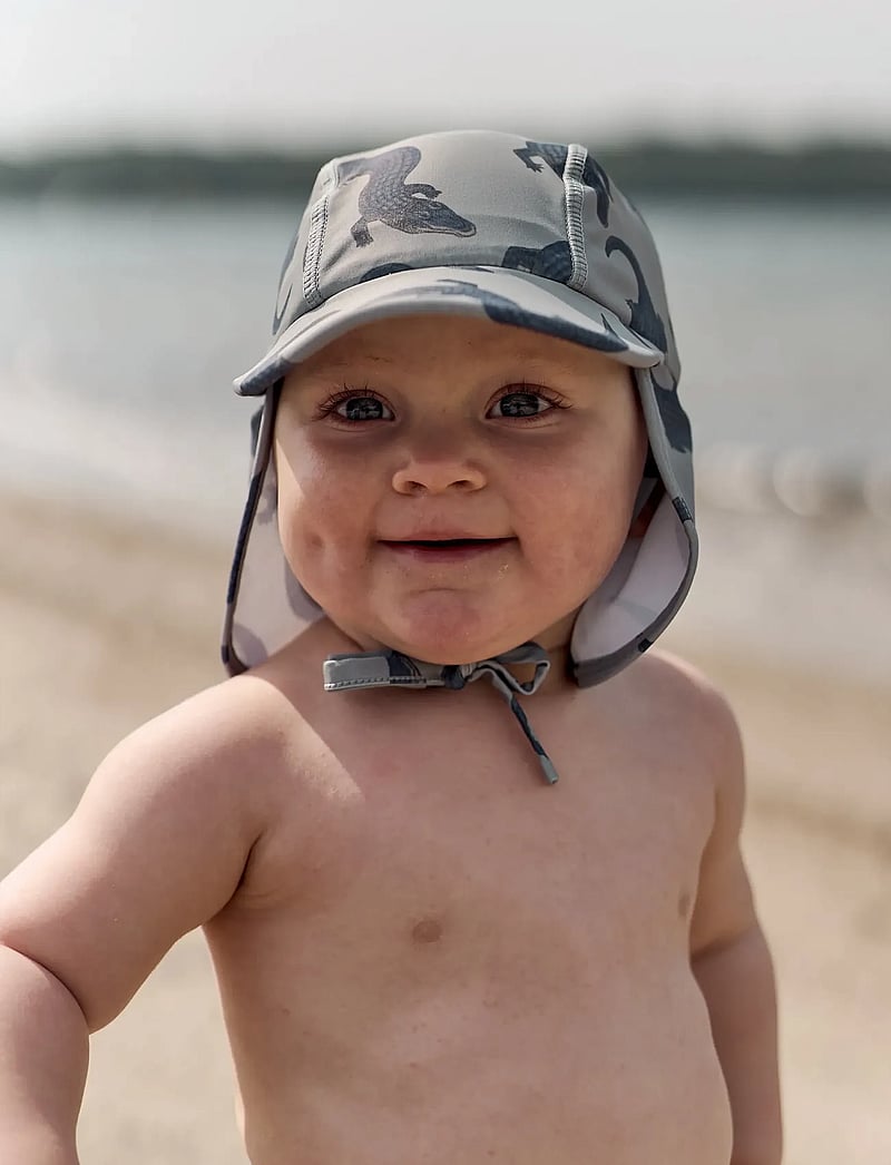 mikk-line - Swim Hat w. Print - Recycled - ujumismütsid - croco aop - 3