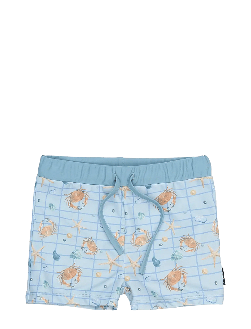 mikk-line - Swim Pant UV Aop - uv-kleding - faded denim - 0