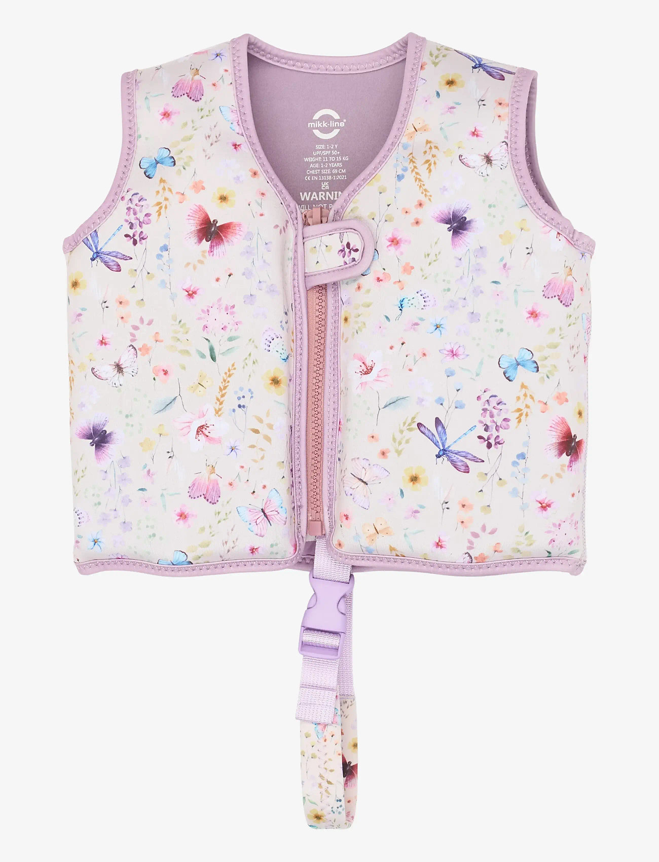 mikk-line - Swim Vest Aop - schwimmzubehör - butterfly aop - 0
